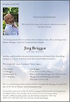 Necrologio Jürg Brügger, Silvaplana