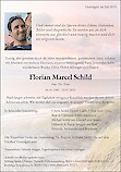 Obituary Florian Marcel Schild, Unterägeri