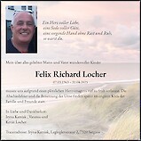 Obituary Felix Richard Locher