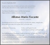Obituary Alfonso Mario Fiscante
