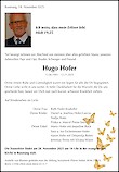 Avis de décès Hugo Hofer