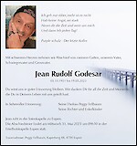 Avis de décès Jean Rudolf Godesar