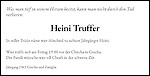 Todesanzeige Heini Truffer